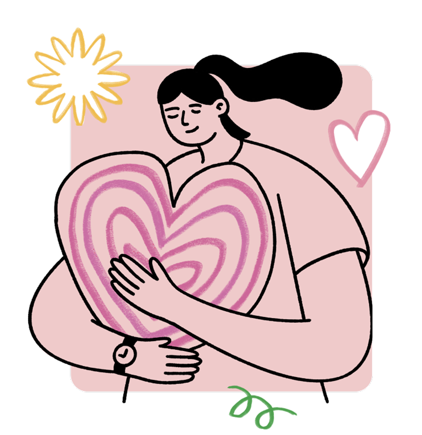 Illustration for Life's hardest moments don't have to be faced alone.